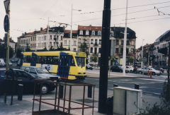 
Tram '7077' at Brussels Midi, Belgium, September 2002
